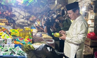 Mentan, Andi Amran Sulaiman saat sidak di Pasar Lenteng Agung