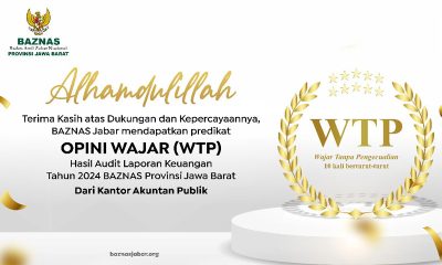 BAZNAS Jabar raih WTP