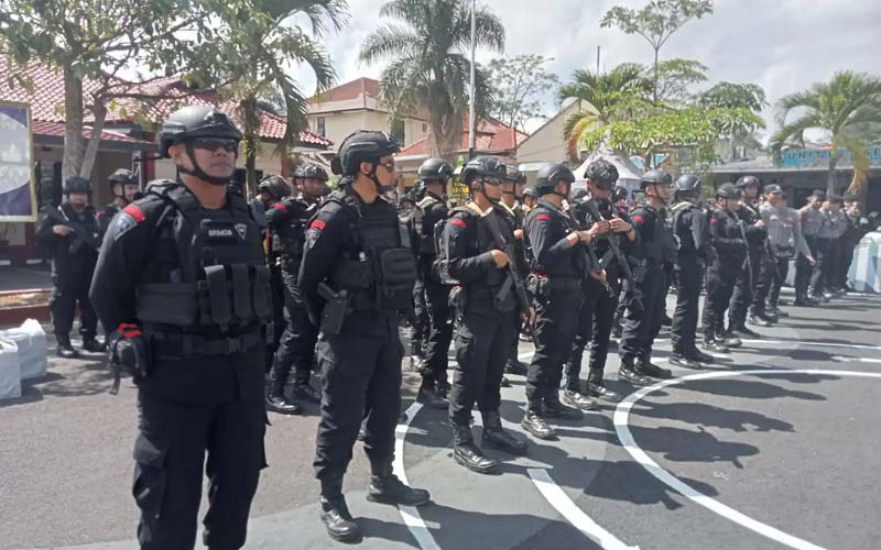 Anggota Brimob Polda Jabar. (Foto: Ist)