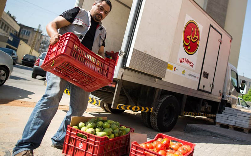 Truk buah dan sayur