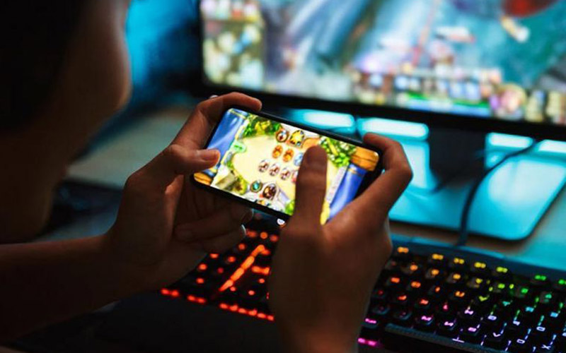 Ilustrasi main game online