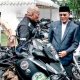 Bupati Ciamis melepasibadah haji dengan motor ke Mekah