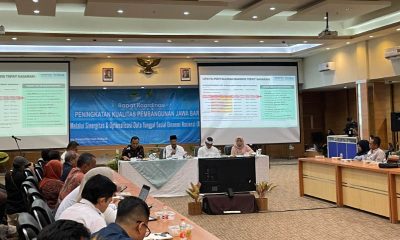 Menteri Sosial Saifullah Yusuf saat Rakornis di Bandung,