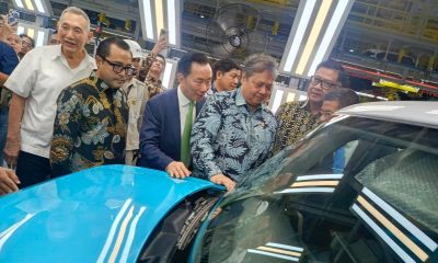 Peresmian pabrik mobil listrik VinFast di Subang