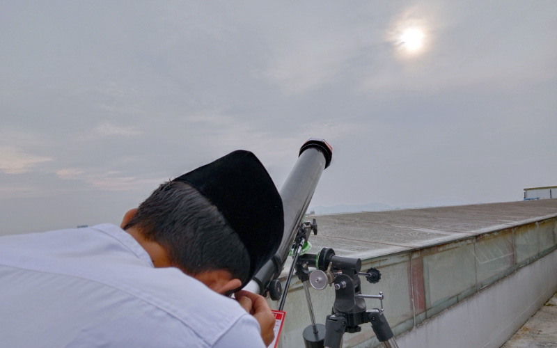 Pemantauan hilal di Observatorium Albiruni, Unisba