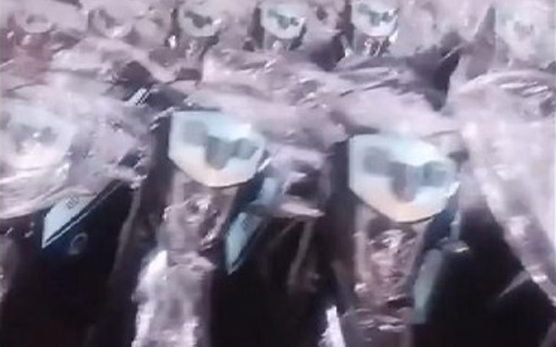 Sepeda motor berlogo BGN